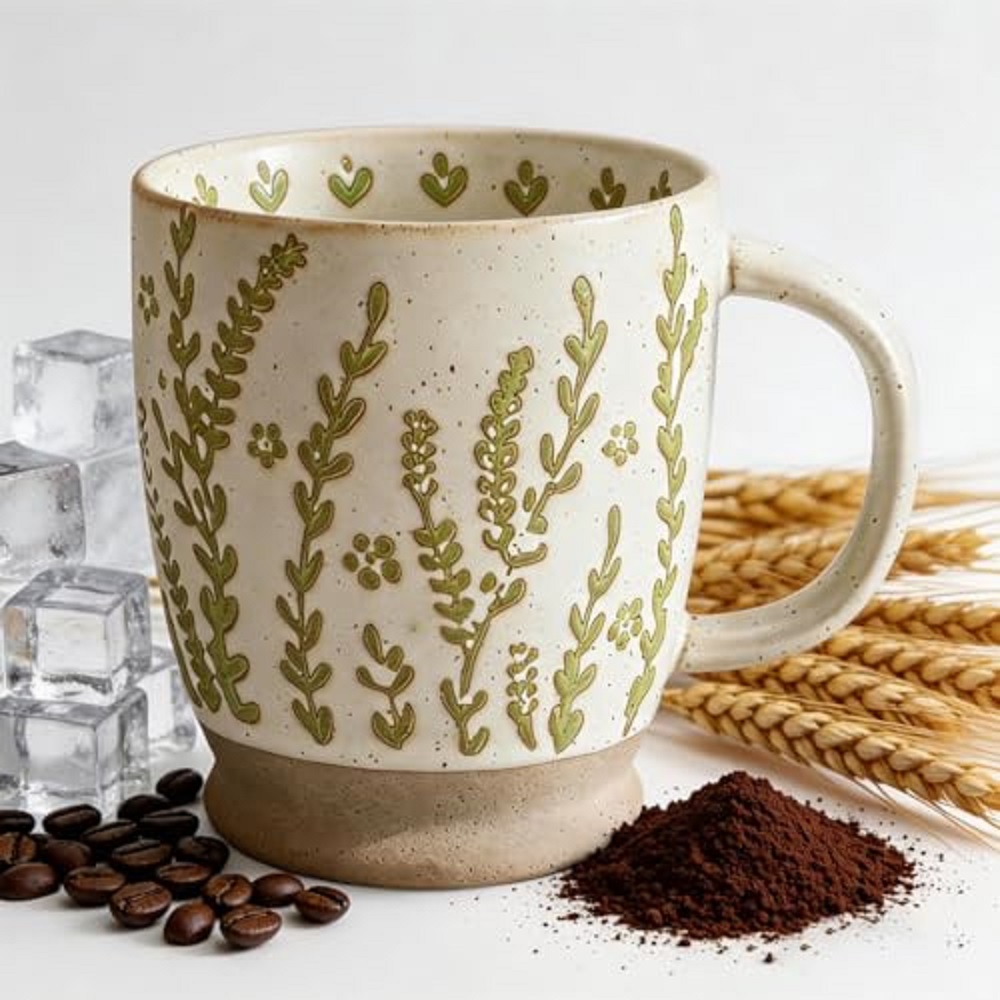 Handmade Ceramic Mug - Tazza da Caffè da 18 oz