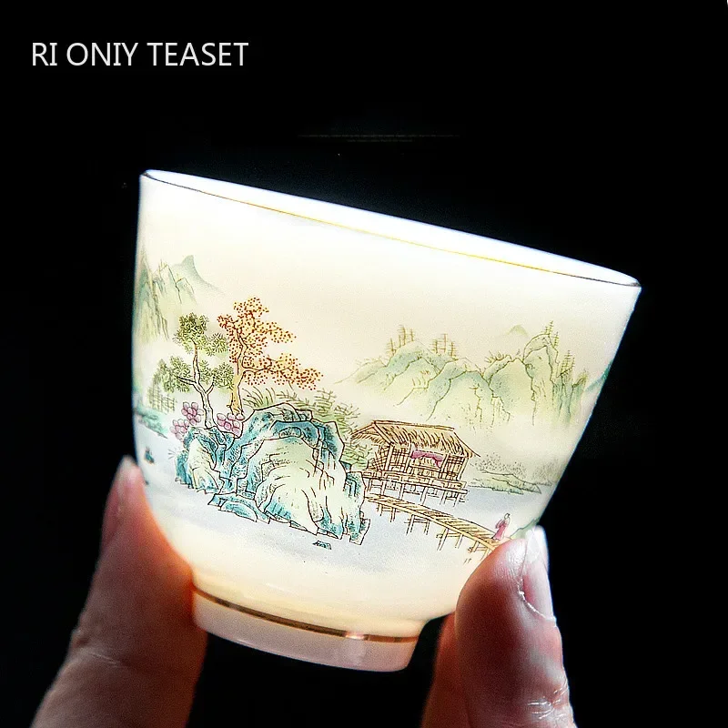 Handmade Ceramic Mug - 1pc tazza da tè cinese in