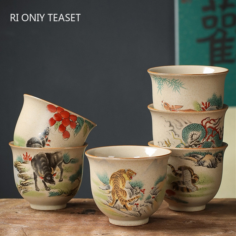 Handmade Ceramic Mug - 1 Pz Zodiaco Cinese Tazza da