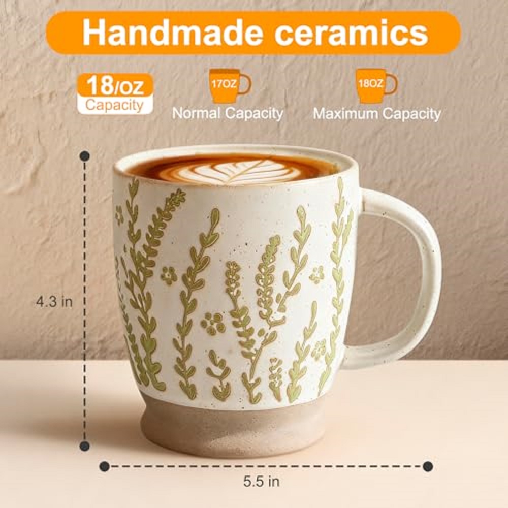 Tazza da Caffè da 18 oz Regalo - Handmade Ceramic Mug recensione e prezzo